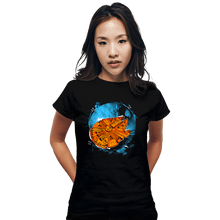 Load image into Gallery viewer, Shirts Fitted Shirts, Woman / Small / Black That&#39;s No Moon
