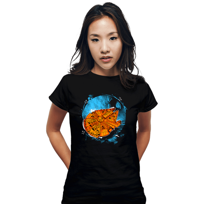 Shirts Fitted Shirts, Woman / Small / Black That's No Moon