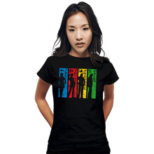 Load image into Gallery viewer, Shirts Fitted Shirts, Woman / Small / Black XV
