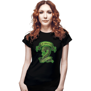 Shirts Fitted Shirts, Woman / Small / Black Slytherin