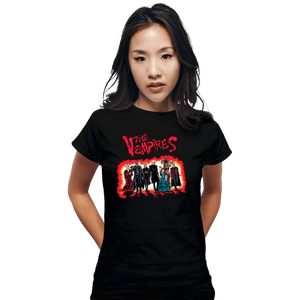 Shirts Fitted Shirts, Woman / Small / Black The Vampires