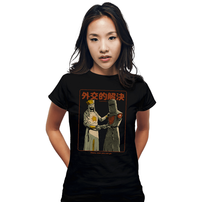 Daily_Deal_Shirts Fitted Shirts, Woman / Small / Black Medieval Diplomacy