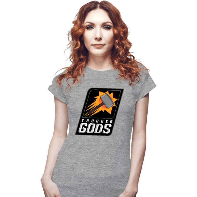 Shirts Fitted Shirts, Woman / Small / Sports Grey Thunder Gods