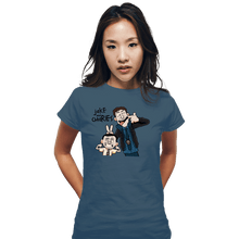 Load image into Gallery viewer, Secret_Shirts Fitted Shirts, Woman / Small / Indigo Blue Jake &amp; Charles
