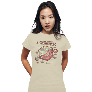 Secret_Shirts Fitted Shirts, Woman / Small / White D20 Anatomy
