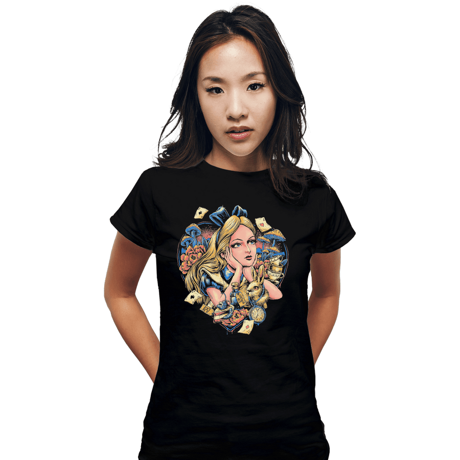 Shirts Fitted Shirts, Woman / Small / Black Curious Heart