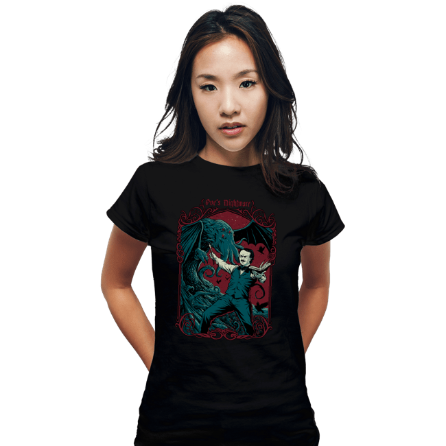Secret_Shirts Fitted Shirts, Woman / Small / Black Poe's Nightmare