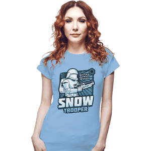 Shirts Fitted Shirts, Woman / Small / Powder Blue First Order Hero: Snowtrooper