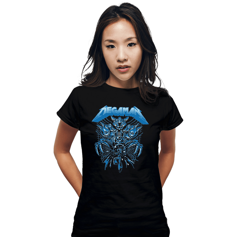 Secret_Shirts Fitted Shirts, Woman / Small / Black Mega Rockman Secret Sale