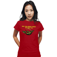 Load image into Gallery viewer, Secret_Shirts Fitted Shirts, Woman / Small / Red Speed Force
