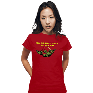 Secret_Shirts Fitted Shirts, Woman / Small / Red Speed Force
