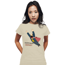 Load image into Gallery viewer, Secret_Shirts Fitted Shirts, Woman / Small / White Murray Is My Hero
