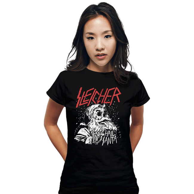 Secret_Shirts Fitted Shirts, Woman / Small / Black The Sleigher