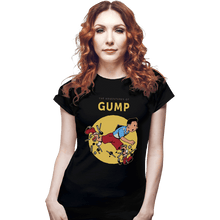 Load image into Gallery viewer, Daily_Deal_Shirts Fitted Shirts, Woman / Small / Black The Adventures Of Gump
