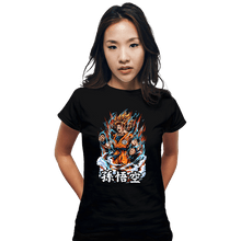 Load image into Gallery viewer, Daily_Deal_Shirts Fitted Shirts, Woman / Small / Black Rage Goku
