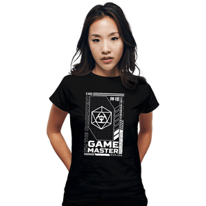 Shirts Fitted Shirts, Woman / Small / Black Cyberpunk DM
