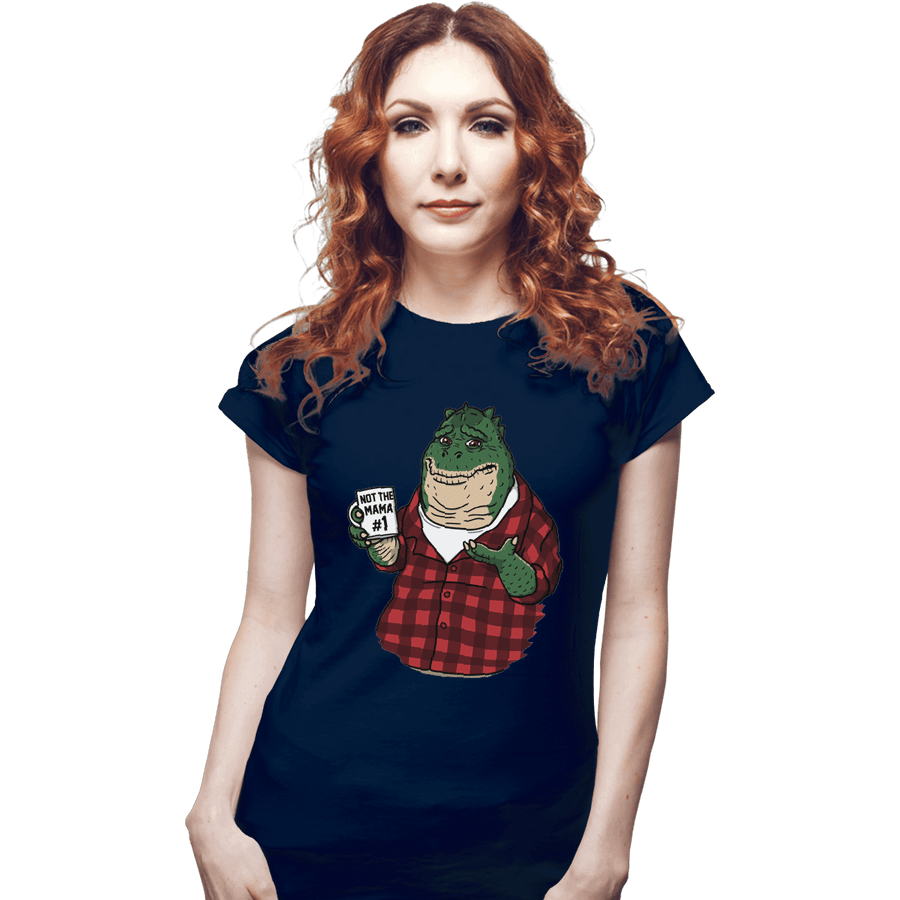 Shirts Fitted Shirts, Woman / Small / Navy Not The Mama