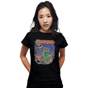 Shirts Fitted Shirts, Woman / Small / Black Mastervania