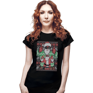 Shirts Fitted Shirts, Woman / Small / Black Ugly Sweater Ugly Sweater