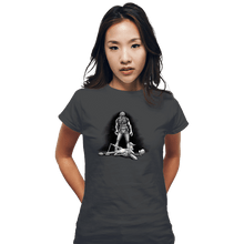 Load image into Gallery viewer, Shirts Fitted Shirts, Woman / Small / Charcoal Droid Knockout
