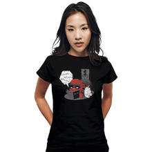 Load image into Gallery viewer, Shirts Fitted Shirts, Woman / Small / Black Immortal Note
