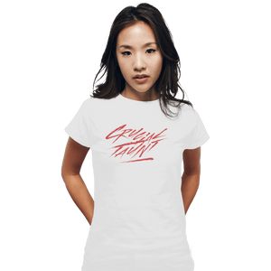 Shirts Fitted Shirts, Woman / Small / White Crucial Taunt