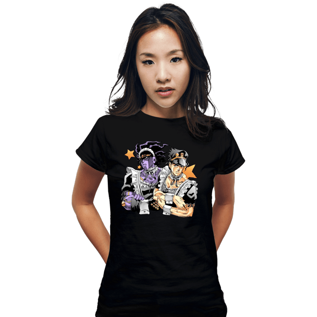 Daily_Deal_Shirts Fitted Shirts, Woman / Small / Black Maid Stand