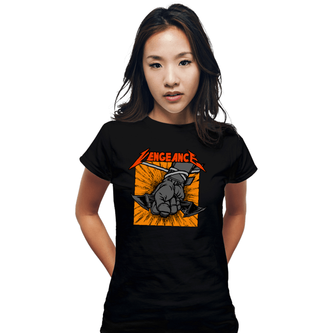 Daily_Deal_Shirts Fitted Shirts, Woman / Small / Black Bat Vengeance