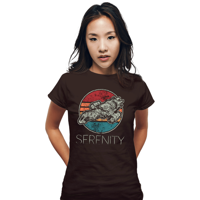 Shirts Fitted Shirts, Woman / Small / Black Vintage Serenity