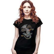 Load image into Gallery viewer, Shirts Fitted Shirts, Woman / Small / Black Dungeons In Dragons
