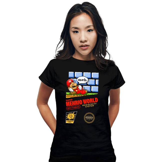 Secret_Shirts Fitted Shirts, Woman / Small / Black Super Mehrio
