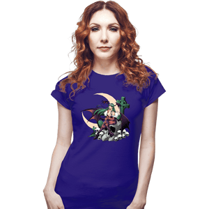 Secret_Shirts Fitted Shirts, Woman / Small / Violet The Night Warrior