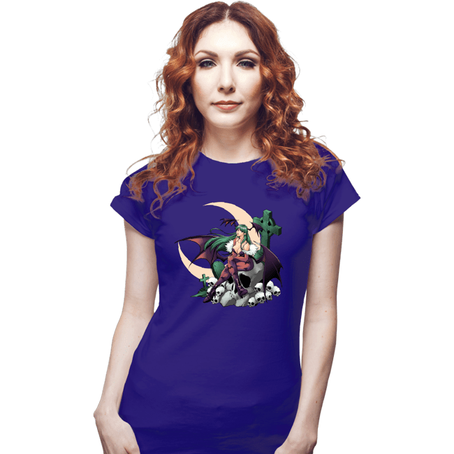 Secret_Shirts Fitted Shirts, Woman / Small / Violet The Night Warrior