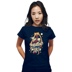 Secret_Shirts Fitted Shirts, Woman / Small / Navy The Warrior Of Love
