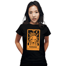 Load image into Gallery viewer, Daily_Deal_Shirts Fitted Shirts, Woman / Small / Black Nanaki Tarot Card
