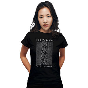 Shirts Fitted Shirts, Woman / Small / Black Katakana Division