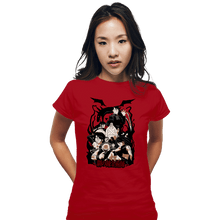 Load image into Gallery viewer, Secret_Shirts Fitted Shirts, Woman / Small / Red Homunculus
