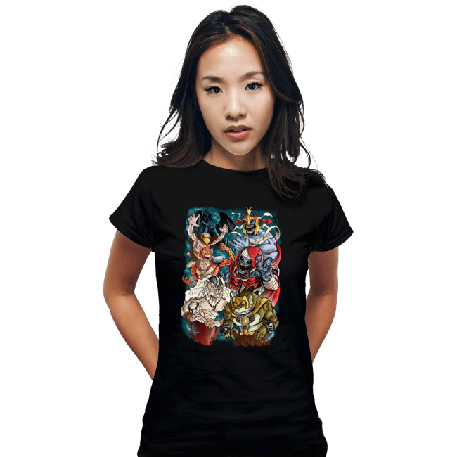 Secret_Shirts Fitted Shirts, Woman / Small / Black Saturday Villains