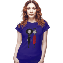 Load image into Gallery viewer, Shirts Fitted Shirts, Woman / Small / Violet The Deetz Twins
