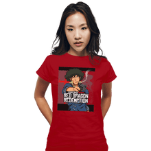 Load image into Gallery viewer, Shirts Fitted Shirts, Woman / Small / Red Red Dragon Redemption
