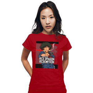 Shirts Fitted Shirts, Woman / Small / Red Red Dragon Redemption