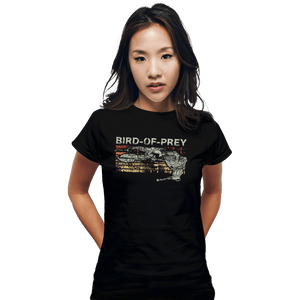 Shirts Fitted Shirts, Woman / Small / Black Retro Bird Of Prey