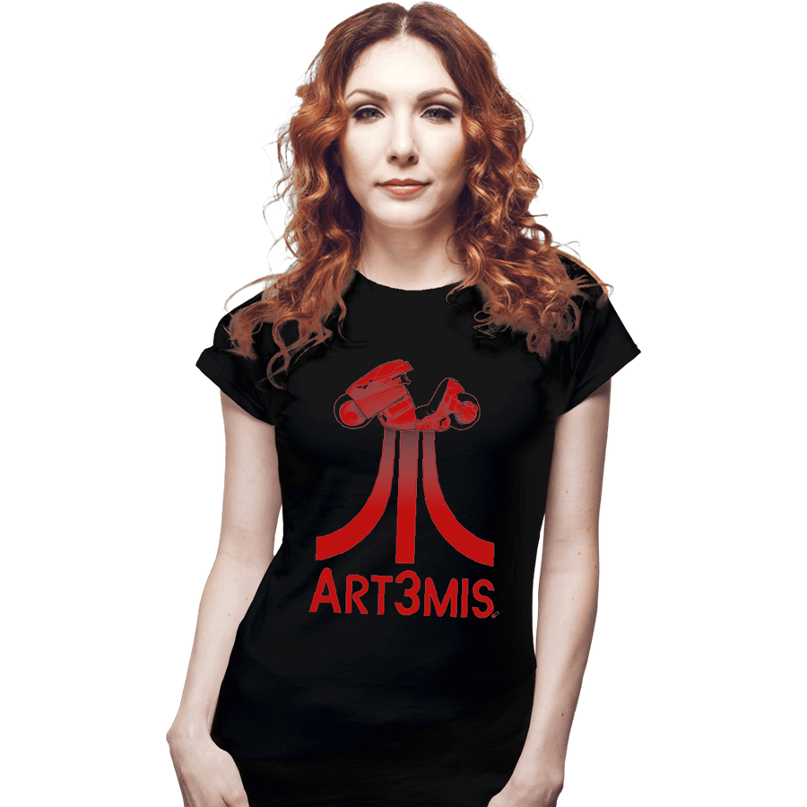 Shirts Fitted Shirts, Woman / Small / Black Art3mis