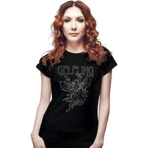 Shirts Fitted Shirts, Woman / Small / Black Led Gelfling