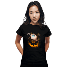 Load image into Gallery viewer, Daily_Deal_Shirts Fitted Shirts, Woman / Small / Black Queen Of The Monsters
