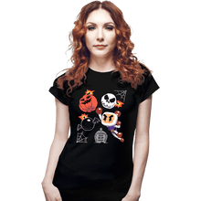 Load image into Gallery viewer, Shirts Fitted Shirts, Woman / Small / Black Bomb
