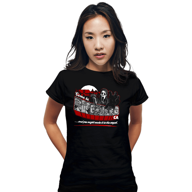 Shirts Fitted Shirts, Woman / Small / Black Come To Woodsboro