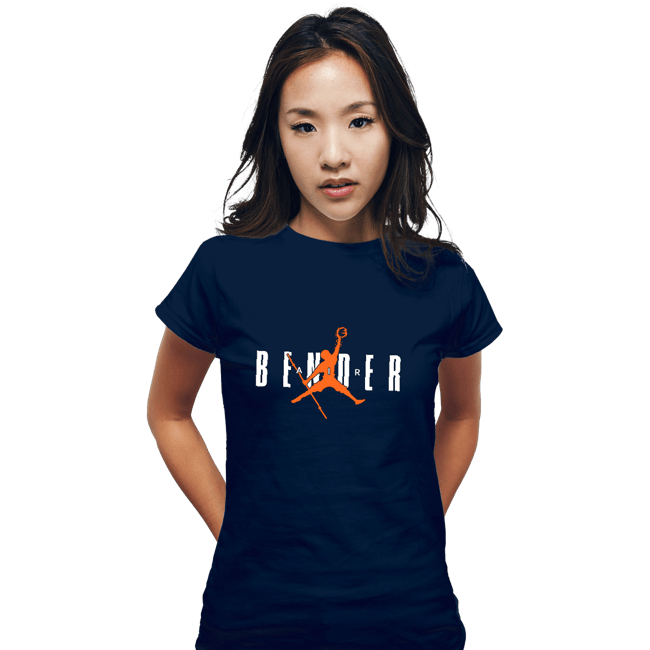 Shirts Fitted Shirts, Woman / Small / Navy Air Bender