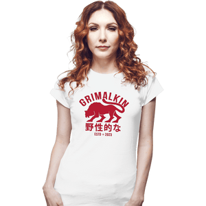 Shirts Fitted Shirts, Woman / Small / White Grimalkin