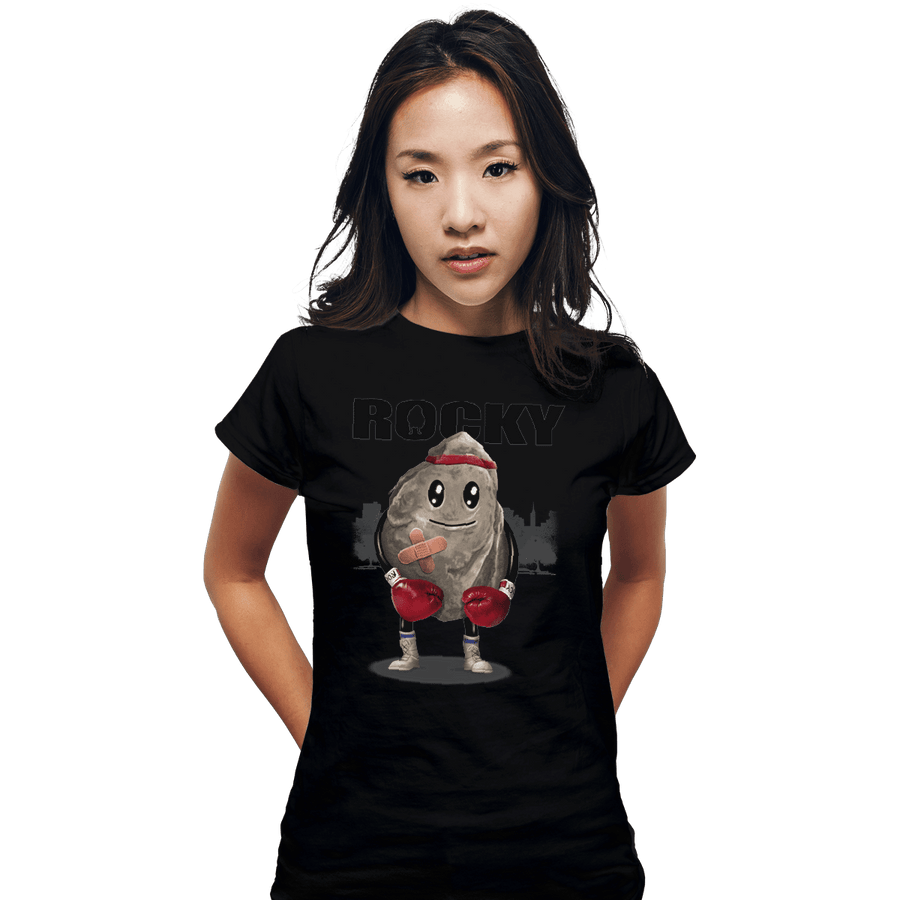 Shirts Fitted Shirts, Woman / Small / Black Rocky
